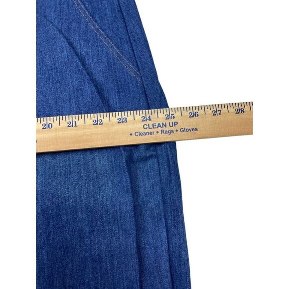 Vtg 1970's Wrangler Blue Jean Regular Fit Dead Stock Straight Boot 48x30 1J115MW - Picture 9 of 14